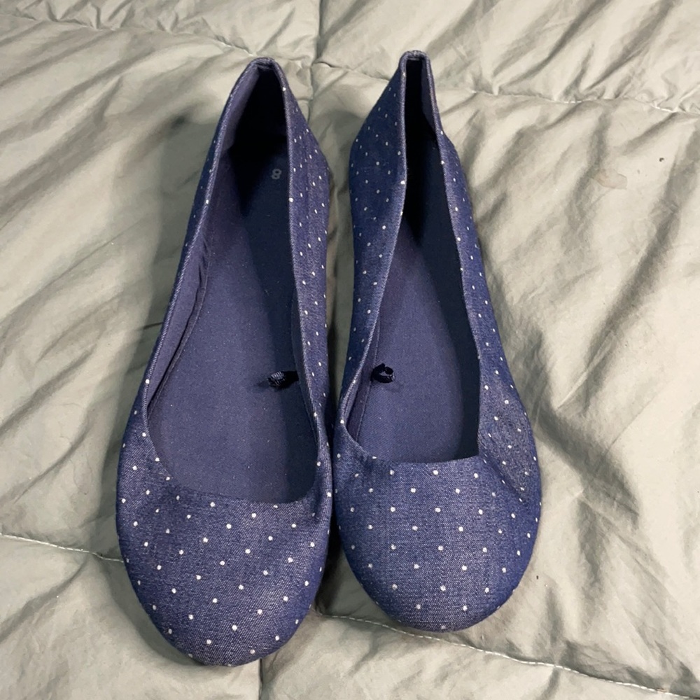 Polka dot flats